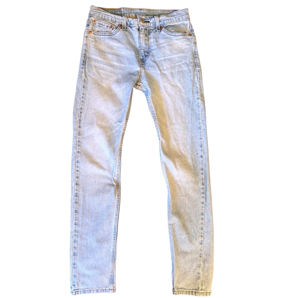 Levi's 510 Skinny Jeans Men's 27x30 Light Wash Y2K Streetwear Denim